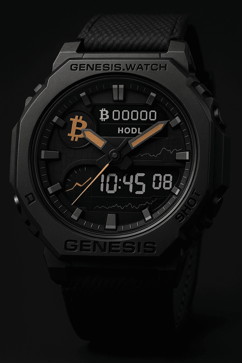 Genesis Watch - Premium Bitcoin Timepiece